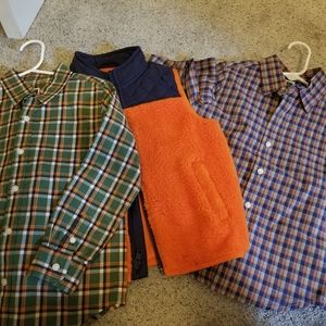 JJ buttons-ups and matching vest